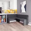 A corner bench in a modern kitchen setting. Produktbild-Vorschau