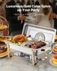 SucceBuy Set da buffet rettangolare (4 Qt, confezione da 2) Anteprima dell’immagine prodotto 2
