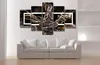 Visario Leinwandbild Buddha 200x100 cm – 5-teilig, Bild Produktbild-Vorschau 3
