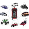 A collage of various vehicles and a battery charger. Podgląd zdjęcia produktu