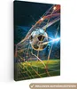 MuchoWow® - Leinwandbilder - Fußball - Tor - Sport - Produktbild-Vorschau 1