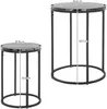 H&S Collection 2-tlg. Beistelltisch-Set Schwarz Produktbild-Vorschau 7