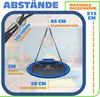 KESSER® Nestschaukel 100cm Tellerschaukel Hängeschaukel Produktbild-Vorschau 8