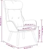 vidaXL Poltrona relax in tessuto rosso vino Anteprima dell’immagine prodotto 8
