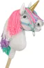 Cavallo hobby Unicorno su bastone, piccolo bianco con Anteprima dell’immagine prodotto 2