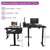 Radlove 160cm L-Schreibtisch Elektrisch Höhenverstellbar,  Produktbild-Vorschau 8