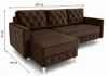 Elegantes Ecksofa Lux mit Schlaffunktion und Bettkasten Produktbild-Vorschau 4