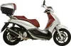 LeoVince SLIP-ON z nerezové oceli SBK NERO pro PIAGGIO Náhled obrázku produktu 1
