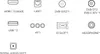 Diagram showing various input/output ports for a smart TV. Anteprima dell’immagine prodotto