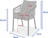 2er-set gartensessel "oriengo" beige & ton aluminium Produktbild-Vorschau 6