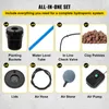 A collage of components for a hydroponic growing system, presented as an all-in-one set. Náhľad obrázku produktu