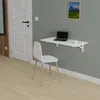 Nástenný rozkladací stôl Stolová doska 80x40 cm v bielej Náhľad obrázku produktu 2