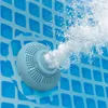 A close-up of a pool jet or skimmer with water and bubbles flowing out. Produktbild-Vorschau