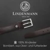 LINDENMANN Ledergürtel Herren dunkelbraun Produktbild-Vorschau