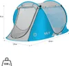 Tente de plage NILS Camp NC3043 bleu Voir les images du produit 4