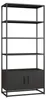 Libreria con armadio "Hailuoto" 80 x 40 x 180 cm con 4 Anteprima dell’immagine prodotto 2