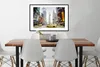 MuchoWow® Gerahmtes Poster New York - Taxi - Architektur Produktbild-Vorschau 3
