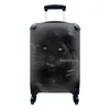MuchoWow® Koffer Handgepäck Trolley Rollkoffer Kleine Produktbild-Vorschau 1