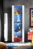 Komodee | Vitrine Schrank Tivoli mit 3 Regalböden, Korpus Produktbild-Vorschau 4