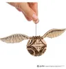 Ugears 3D dřevěné mechanické puzzle Zlatonka, Harry Potter Náhled obrázku produktu 13