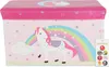 Bieco Aufbewahrungsbox mit Deckel Kinder Einhorn 60l Produktbild-Vorschau 1