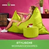 Green Bean® XXL Riesensitzsack 140x180cm + Hocker Produktbild-Vorschau 2