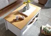 Couchtisch FineBuy Wohnzimmertisch Weiß 85x47x42cm Produktbild-Vorschau 4