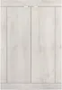 Flurschrank Mehrzweck 2-türig 78x116cm Basic Jessy - Shabby Produktbild-Vorschau 4