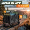 BigDean XXL Bollerwagen pliable avec toit 260L 150kg de Voir les images du produit 2