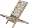 ITA Faltbarer Gartenstuhl Grau aus Holz 2er Set - Produktbild-Vorschau 2