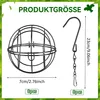 8pcs Meisenfutterset mit Futterkugeln und S-Haken zum Produktbild-Vorschau 2