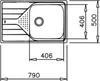 Teka UNIVERSE 50 T-XP 1C 1E MAX, Aufsatzwanne, Rechteckig, Produktbild-Vorschau 8