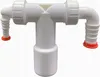 Doppel-Aufputz-Siphon für Waschmaschine und Trockner DN Produktbild-Vorschau 2