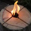 4x Schwedenfeuer 47 x 18 cm naturbelassenes Holz 120 min Brenndauer Outdoor 4 Stück Naturholz Garten Grillen Sommerparty Produktbild-Vorschau