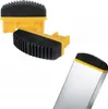 Close-up view of ladder feet and a ladder rail. Produktbild-Vorschau