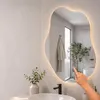 Relaxdays Badspiegel Welle, 80x52 cm, dimbare LED-spiegel, Productafbeelding-voorbeeld 6