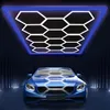 14er-Pack Hexagon LED Deckenleuchte mit Rahmen, 680W LED Produktbild-Vorschau 2