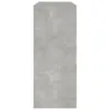 vidaXL Libreria/divisorio grigio cemento 80x30x72 cm Anteprima dell’immagine prodotto 4