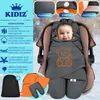 KIDIZ® Baby Einschlagdecke Babyschale Winter Herbst Produktbild-Vorschau 2
