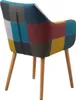 home24 Armlehnenstuhl - Patchwork Produktbild-Vorschau 6