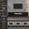 MODFU Lowboard für 75 Zoll Fernseher, TV-Schrank 180 cm Produktbild-Vorschau 5