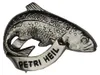 Hutanstecker Forelle mit Petri Heil von Hut-Breiter in silber Produktbild-Vorschau