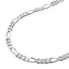 Kette 3mm Figarokette Silber 925 50cm silber 3mm Produktbild-Vorschau 1