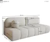 Polstersofa  aus Bouclé, Sofa mit Schlaffunktion und Produktbild-Vorschau 12