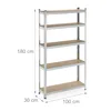 Étagère robuste Relaxdays, lot de 2, 5 niveaux, 180 x 100 x Voir les images du produit 4