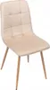 Fauteuil rembourré beige VELVET 2, velours. Fauteuil de Voir les images du produit 6