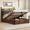 Flieks hydraulická postel pro mládež 90x190 cm s úložným Náhled obrázku produktu 3