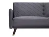 BELIANI Sofa rozkładana szara welurowa 3-osobowa z funkcją Podgląd zdjęcia produktu 8