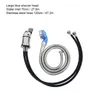 A shower head, faucet, and hose are laid out on a white background. Anteprima dell’immagine prodotto