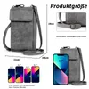Schultertasche Handytasche Damen Cross-Body zum Umhängen Produktbild-Vorschau 7